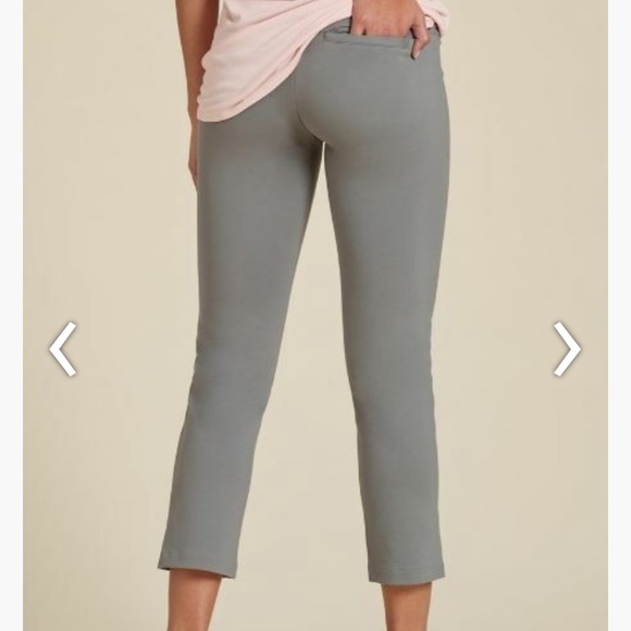 NWT Peach Ponte Slit Crop 2.0 in Storm Gray Size:XXL - Picture 2 of 4